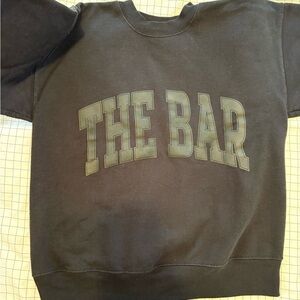 Black 'The Bar' Sweatshirt